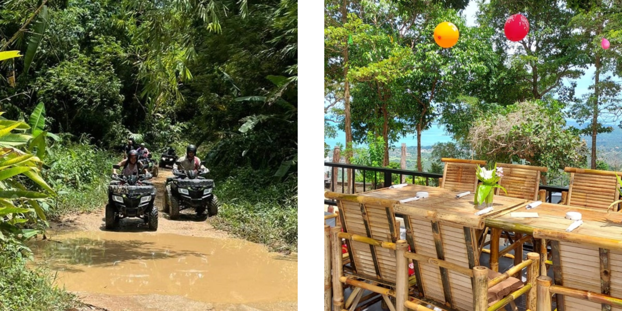 ATV Trip 3 Jungle + Waterfall + Lamai + Lunch Group Tour